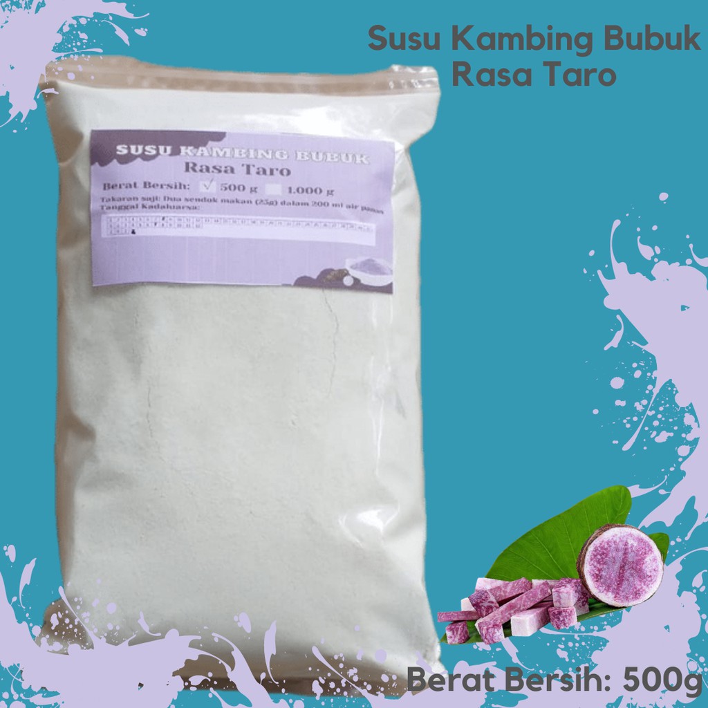 

Susu Kambing Bubuk rasa Taro 500 gr