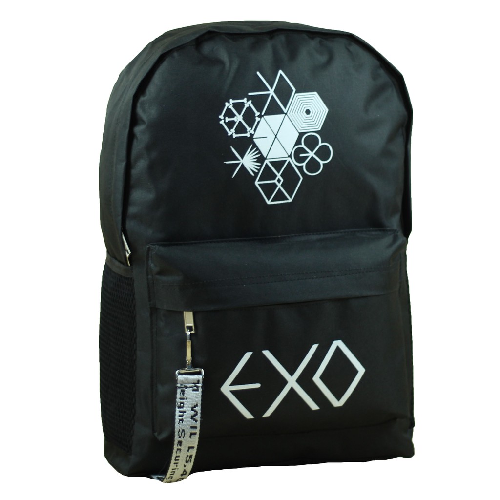 Jual Ransel Gendong Anak Perempuan Korean Style Tas Punggung EXO Cewek SD SMP Motif Fashionable Awet
