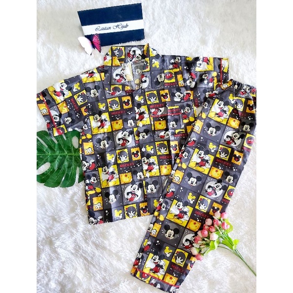 Piama anak size 8~12 / setelan piama terbaru /piama katun /piama lucu