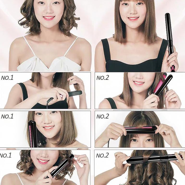 CodCatokan Lucu Catok Rambut Padabanic 2In1 Catokan Rambut Ion Hair Dryer Pengering Rambut
