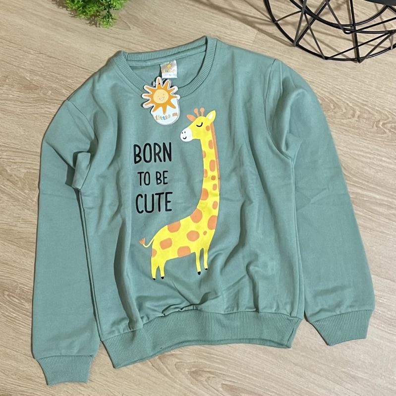 Little m Sweater Hoodie Anak laki laki Switer anak perempuan Jaket Hoodie anak Sweter anak Unisex