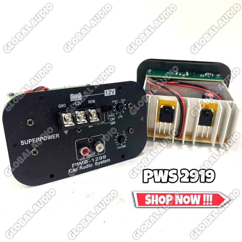 Power Kit Subwoofer PWS - 1299 Car Amplifier Pws 1299 Low Audio Power Amplifier pws1299 Amplifier Mi