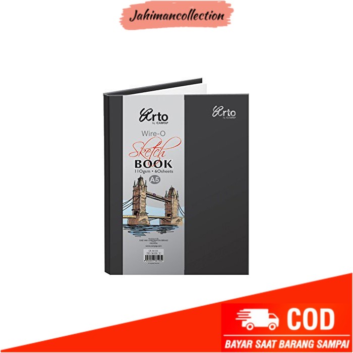 

✨ BISA COD ✨ Sketch Book ARTO Wire-O A5 Hard Cover