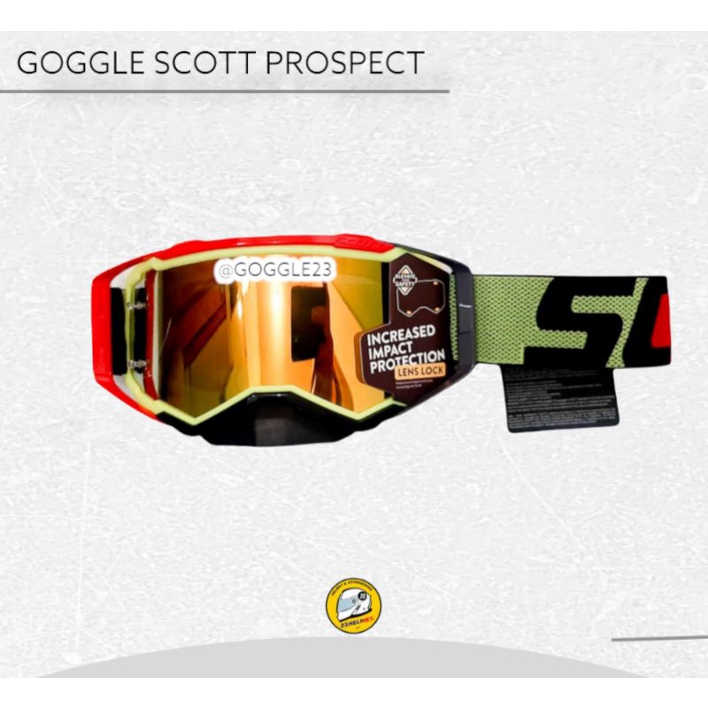 KACAMATA GOGGLE SCOTT MOTORCROSS FOR HELM JPX ,RSV ORCA