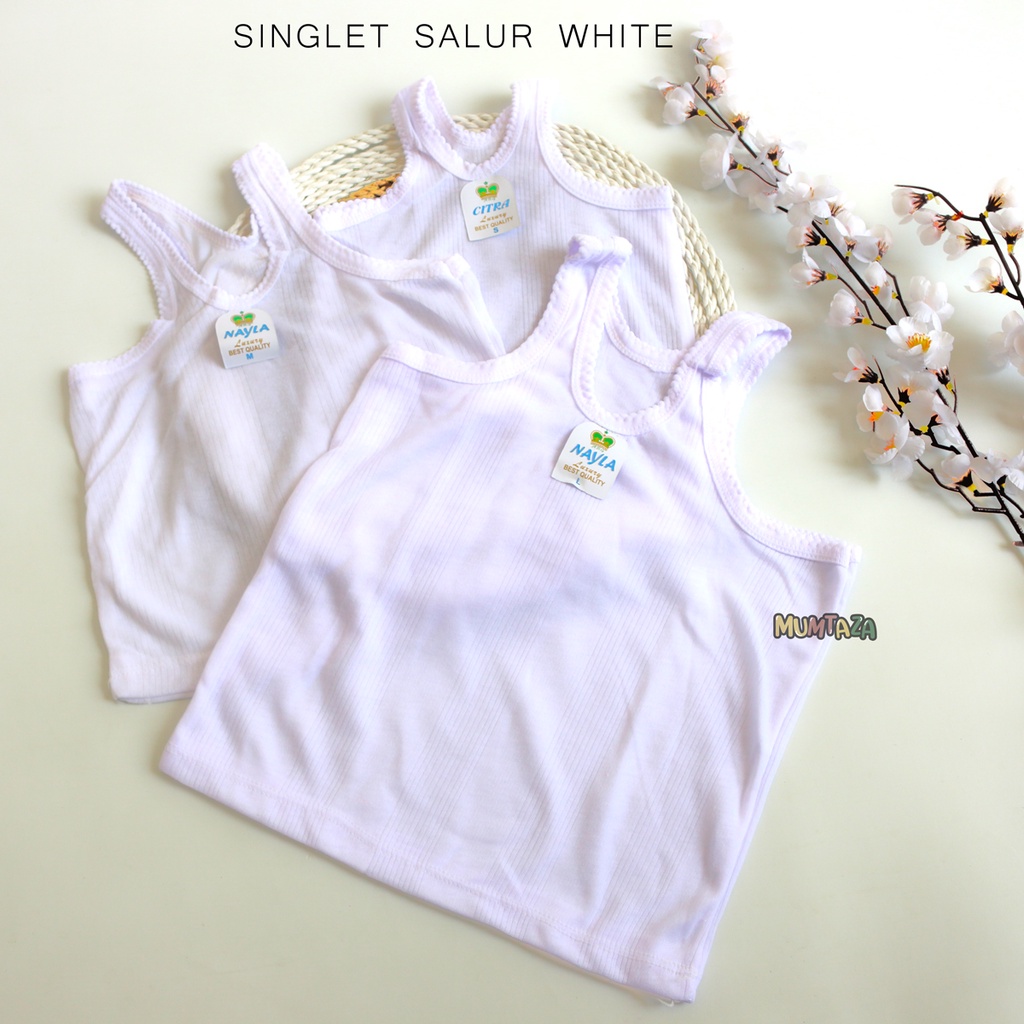 Singlet salur anak SML XL 3L ~ Singlet bayi ~ Singlet anak tanggung ~ Singlet anak SD