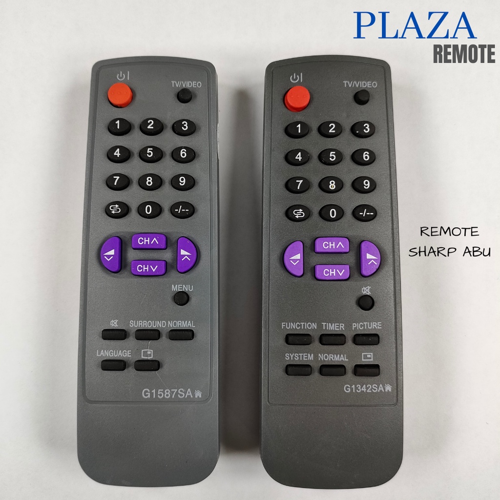 Remote SHARP TV CRT 1342 dan 1587 368