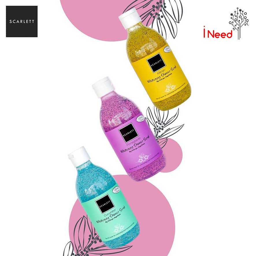 (INEED) SCARLETT Whitening Shower Scrub Series