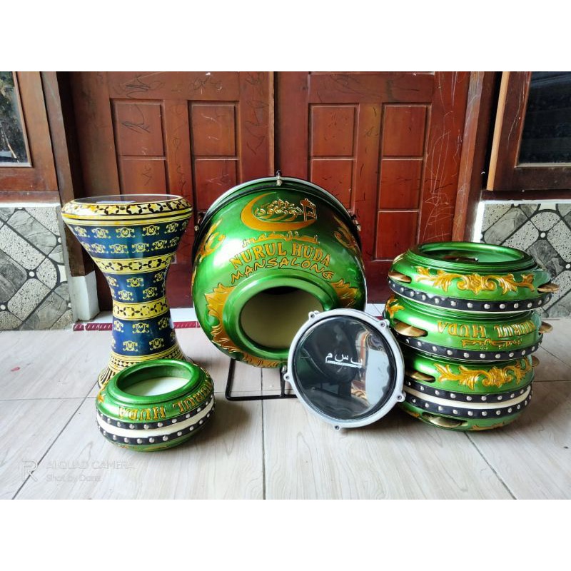alat hadroh/ alat rebana 1 set