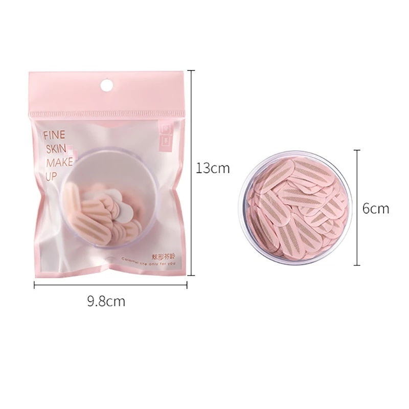 300pcs / Kotak Stiker Kelopak Mata Ganda Invisible Untuk Alat Kecantikan