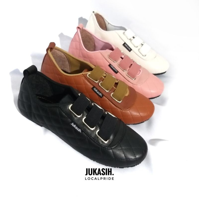 JUKASIH - YONDA sepatu wanita flat sol karet lentur anti slip