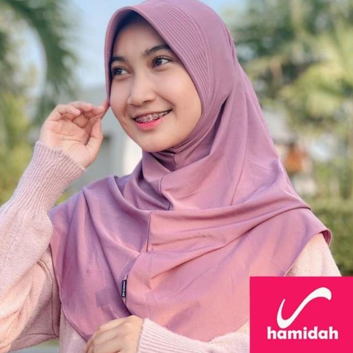 ❁ Bergo oval / Bergo jersey / bergo Hamidah / Hijab hamidah ☛