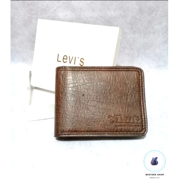Dompet Kulit Pria Mini Levis - Dompet Kulit Cowok Murah