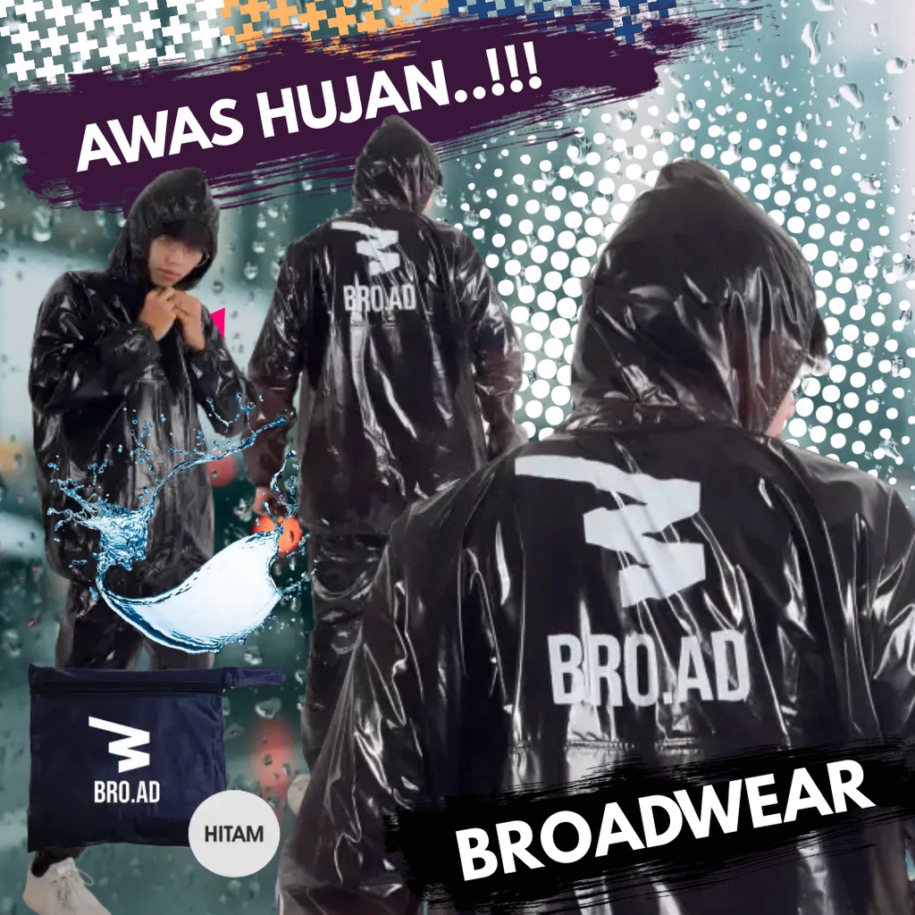 Jas Hujan Terbaik Setelan Ponco Celana Panjang AQUA PLC