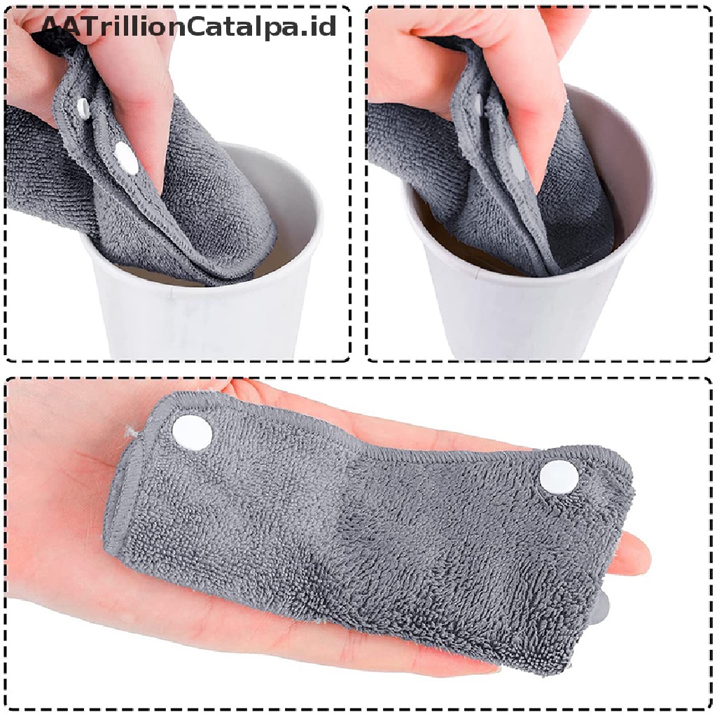 Aatrillioncatalpa 2pcs Sweatband Helm Pengganti Tipe Snap-on Untuk Outdoor