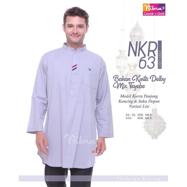 Sale Nibras Koko Dewasa Lengan Panjang NKR 63