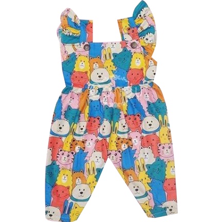 BAJU PAKAIAN DRESS DRES KODOK JUMPSUIT JAMSUIT JUMSUIT ANAK BAYI CEWE CEWEK PEREMPUAN HARIAN USIA UMUR 1 2 3 4 5 TH THN TAHUN KATUN TERBARU 2021 COD SURABAYA GRESIK SIDOARJO MOJOKERTO MALANG MADIUN JAKARTA DEPOK BEKASI TANGERANG GLENCA KIDS GLENCAKIDS-08. ANIMAL NEW