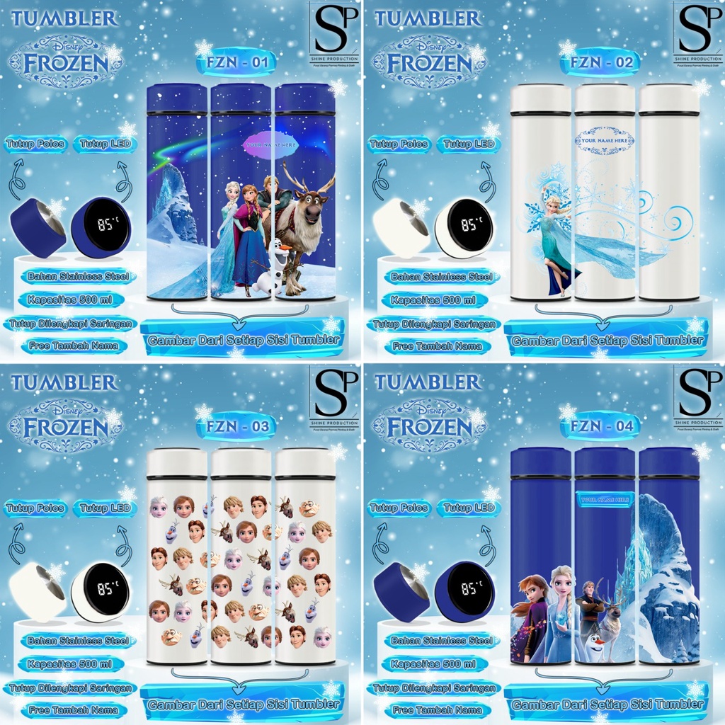 Botol Minum Frozen Tumbler Motif Frozen