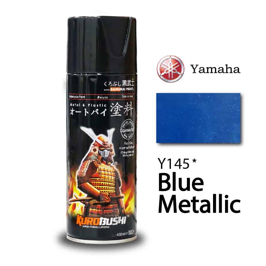 Pilox Pilok Cat Semprot New Samurai Paint Kurobushi Biru Metalik / Blue Metallic (Y145*) 400ml