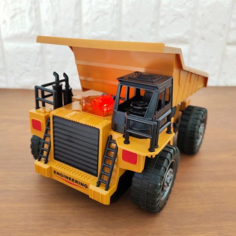 RC Truk Tambang Remote Control - Mainan Mobil Mining Dump Truck Remot Anak Laki Cowok