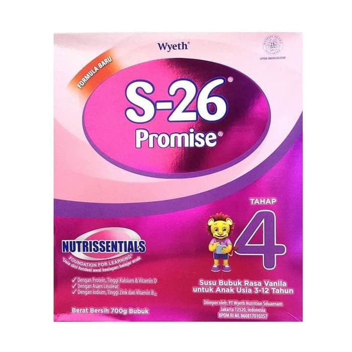 S26 Promise Reguler 700 gram Susu Bayi