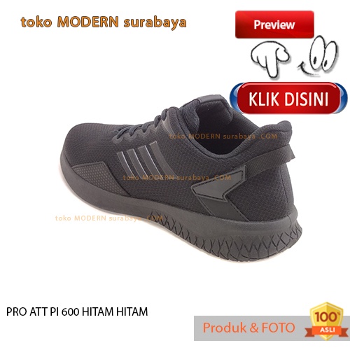 PRO ATT PI 600 HITAM HITAM sepatu pria sepatu casual sneakers