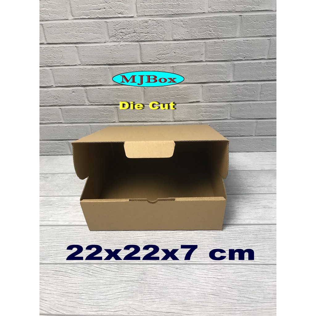 Kardus 22 x 22 x 7 cm....... Die Cut ( pembelian di atas 10 pcs harga nya lebih murah)-3