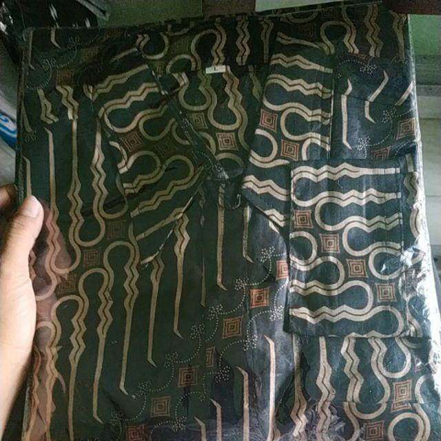 Afiya Batik Hrb026 Kenongo Kemeja Panjang Pekalongan