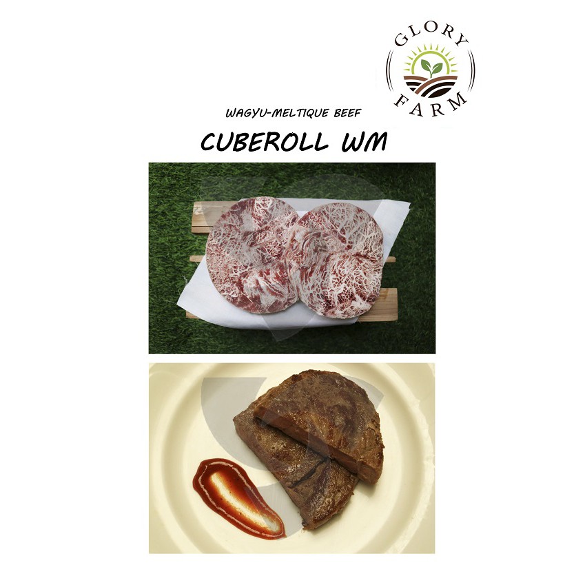 

Wagyu Meltique RIBEYE CubeRoll 200gram 1pc @200 GRAM | GLORY FARM