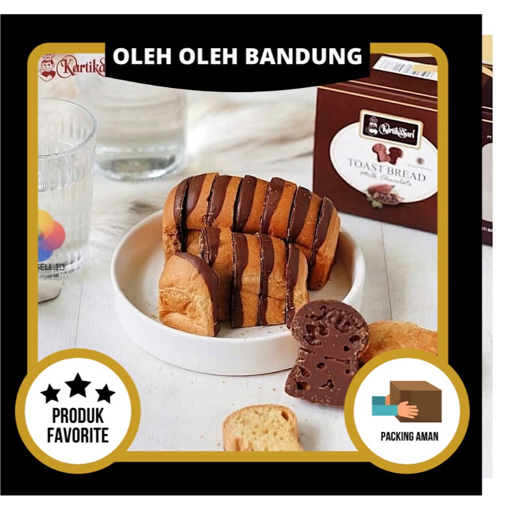 

Kartika Sari - Toast Bread Toples - Chocolate & Butter - Oleh Oleh Kue Bandung