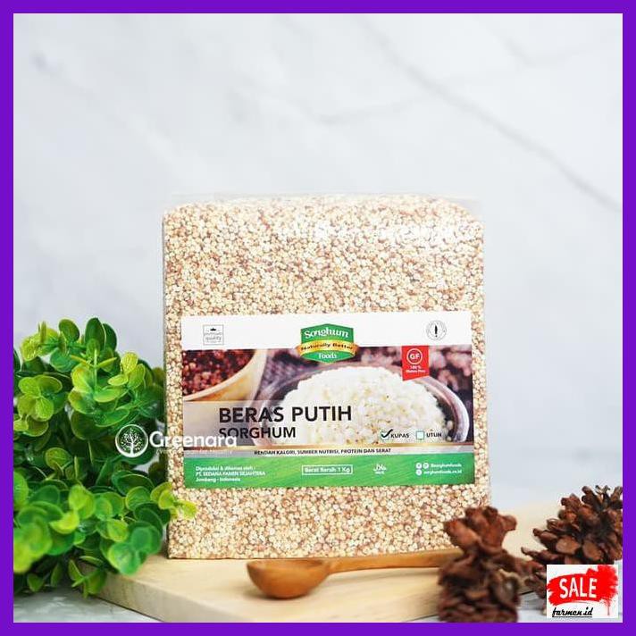 

Rasbeputih- Sorghum - Beras Sorgum Kupas Putih -Aslii.