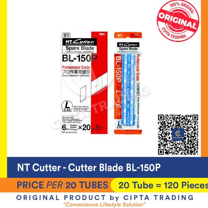 

Cutter- Nt Cutter Blade Bl-150P (Per Box 20 Tube) Terbaru