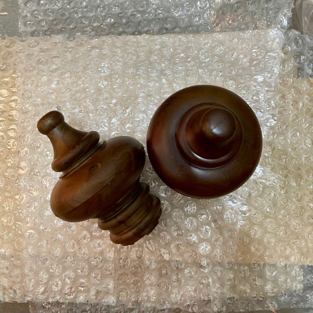 Endcup Jumbo Gorden Serat Kayu/ Tutup Gorden