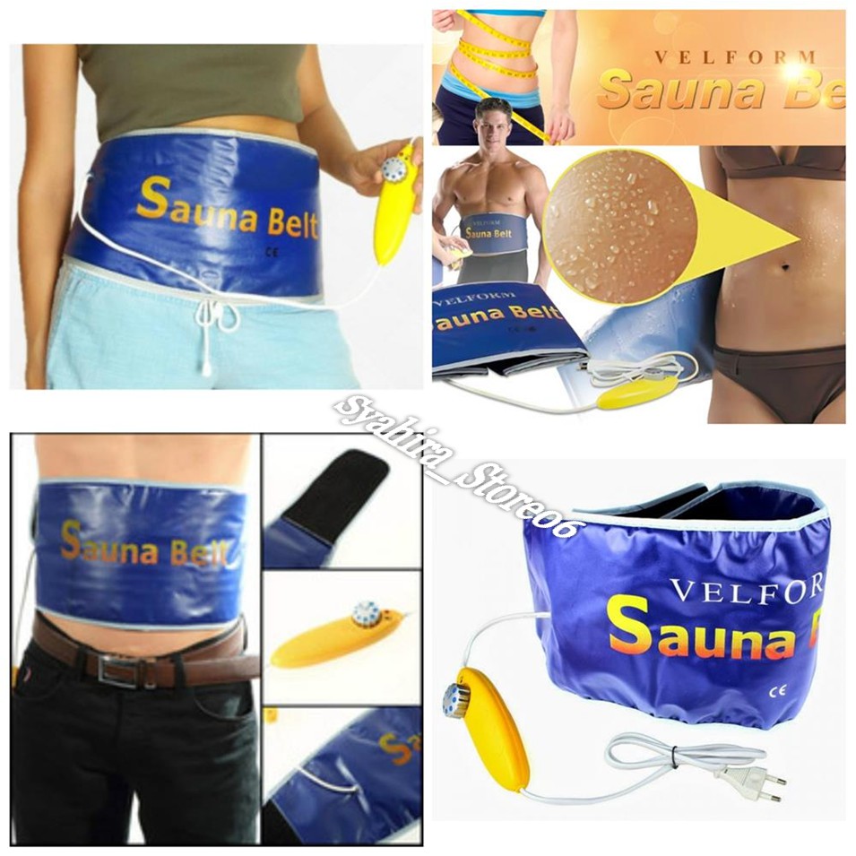 Velform Sauna Belt / Velform Sauna Massage Belt Sabuk Olahraga Pelangsing Perut