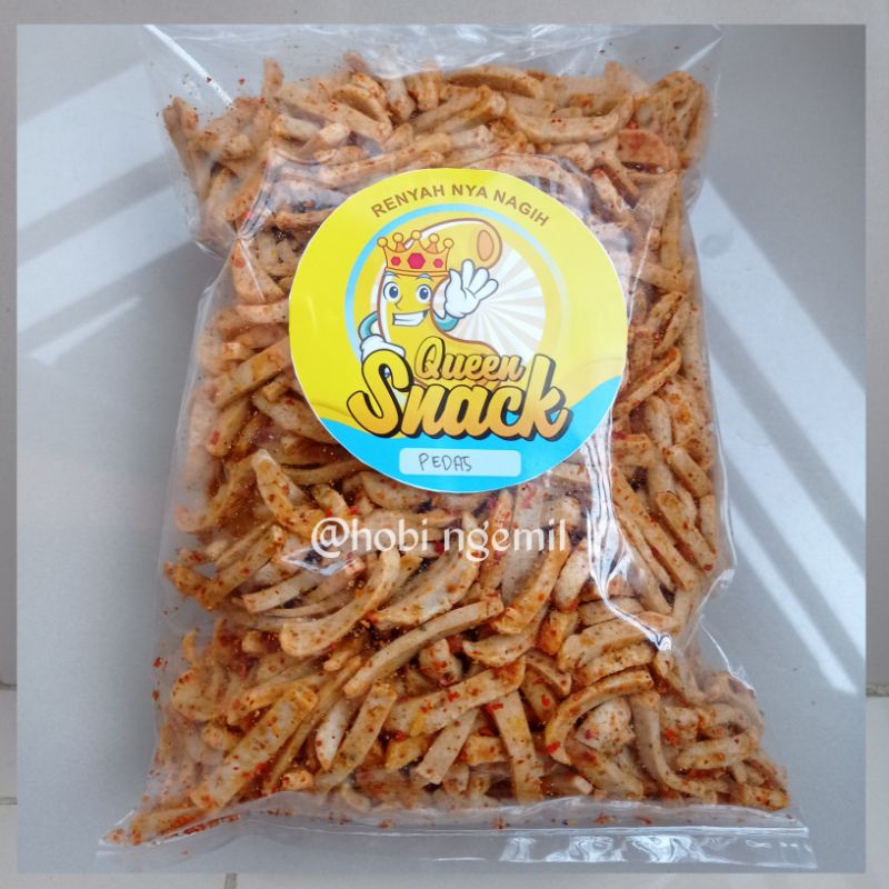 

Basreng Pedas extra daun jeruk - basreng viral renyah