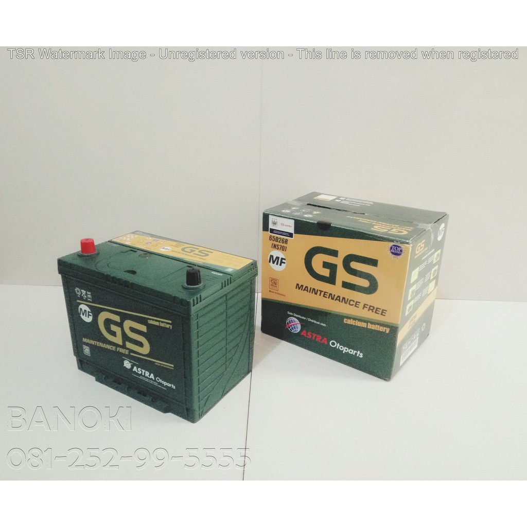 Aki mobil Gs maintenence free NS70