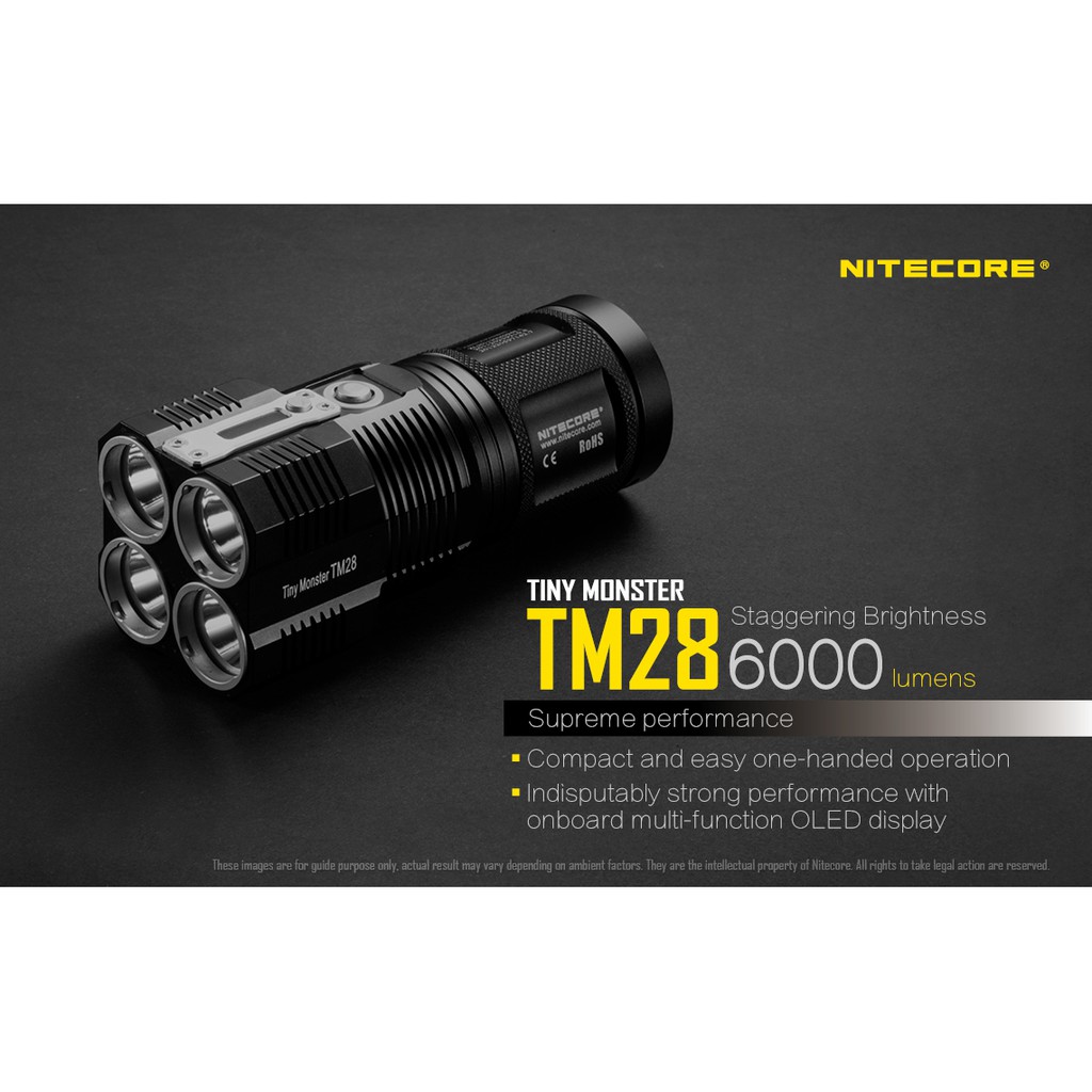 Senter Nitecore Tm28 6000 Lumens