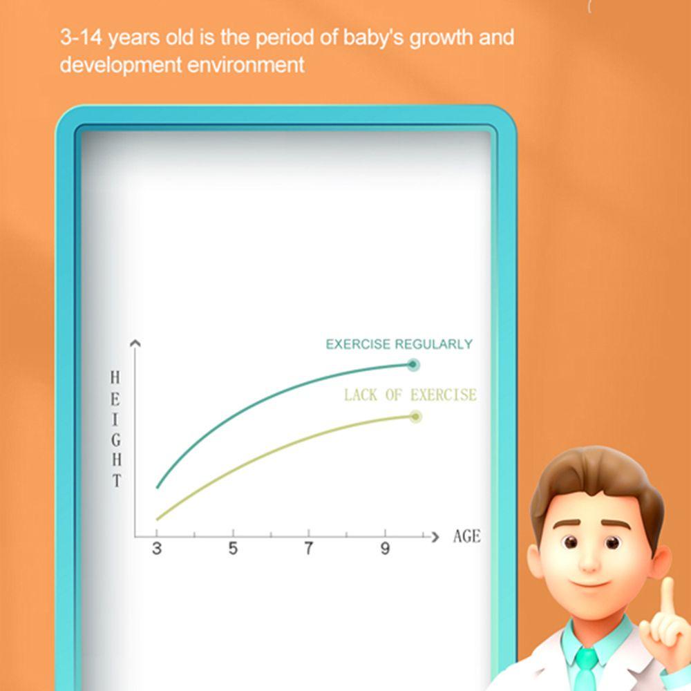 Needway Baby Mainan Lompat Tinggi Bayi Pertumbuhan Siaran Suara Olahraga Dalam Ruangan Memantul Meningkatkan Lompat Peralatan Latihan Tinggi Alat Latihan Tinggi Anak Sentuh Permainan Tinggi Mainan Interaktif