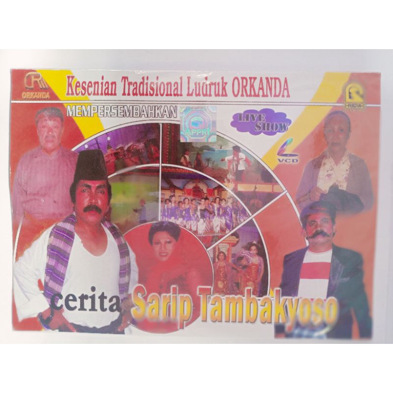 VCD original kesenian ludruk Orkanda lakon Sarip tambak oso