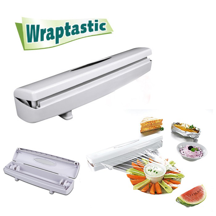 Wraptastic - pemotong plastik - Food Plastic Wrapping Dispenser warptastic