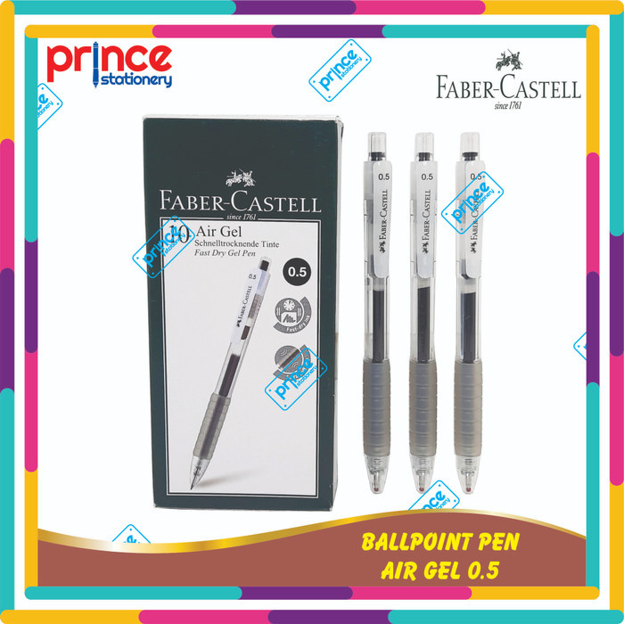 

MURAH BALLPOINT FABER CASTELL AIR GEL 0.5 - Hitam