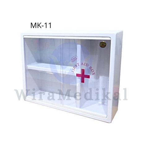 Kotak P3K One Med First Aids OnemedMC-11, AA - P3K, MK - 11 Kotak P3K Dinding First Aid Box Kotak Obat