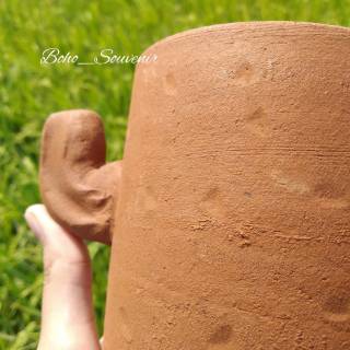  PK911 Pot  Bunga Kaktus Sukulen Pot  Clay Pot  Terracotta 