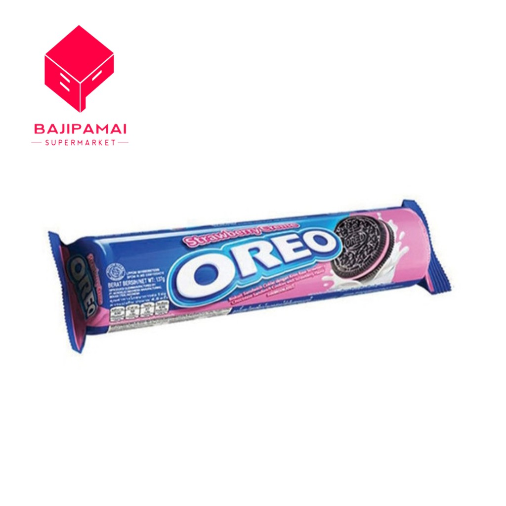 

OREO BISCUIT SANDWICH STRAWBERRY CREAM 119.6 GR