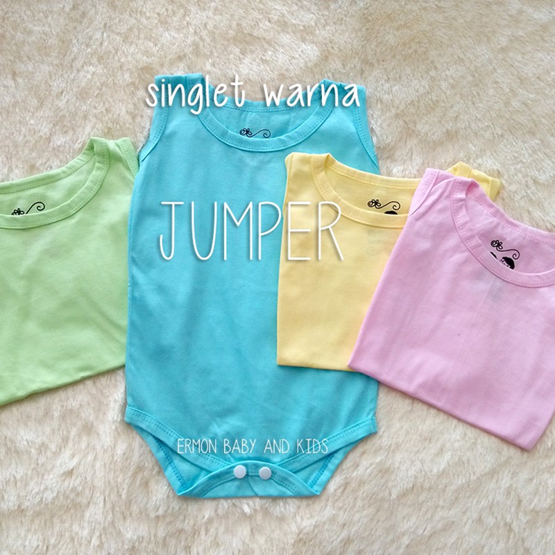 singlet kaos dalam jumper bayi warna