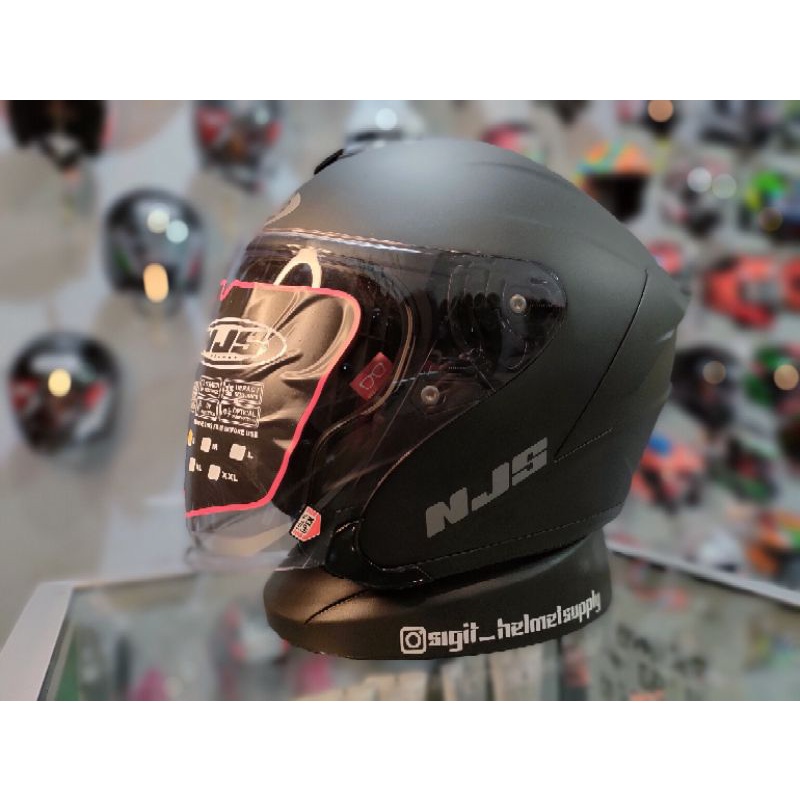 NJS KAIROZ HITAM GRAY PUTIH ABU DOFF-Hitam doff