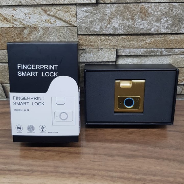 Gembok finger print smart lock W12