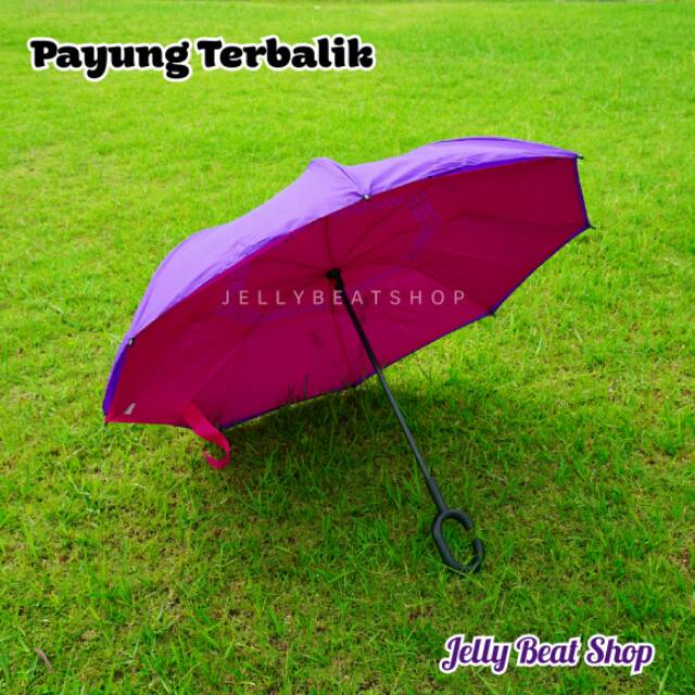 Payung terbalik / reverse umbrella / kazbrella murah