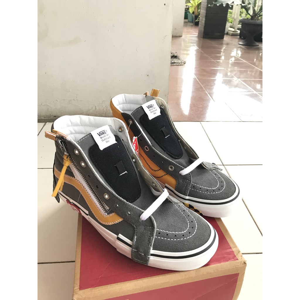 Sepatu Vans Sk8 Hi Reissue Cut and Paste Pewter/Mango Mojito New 100% ORIGINAL BNIB