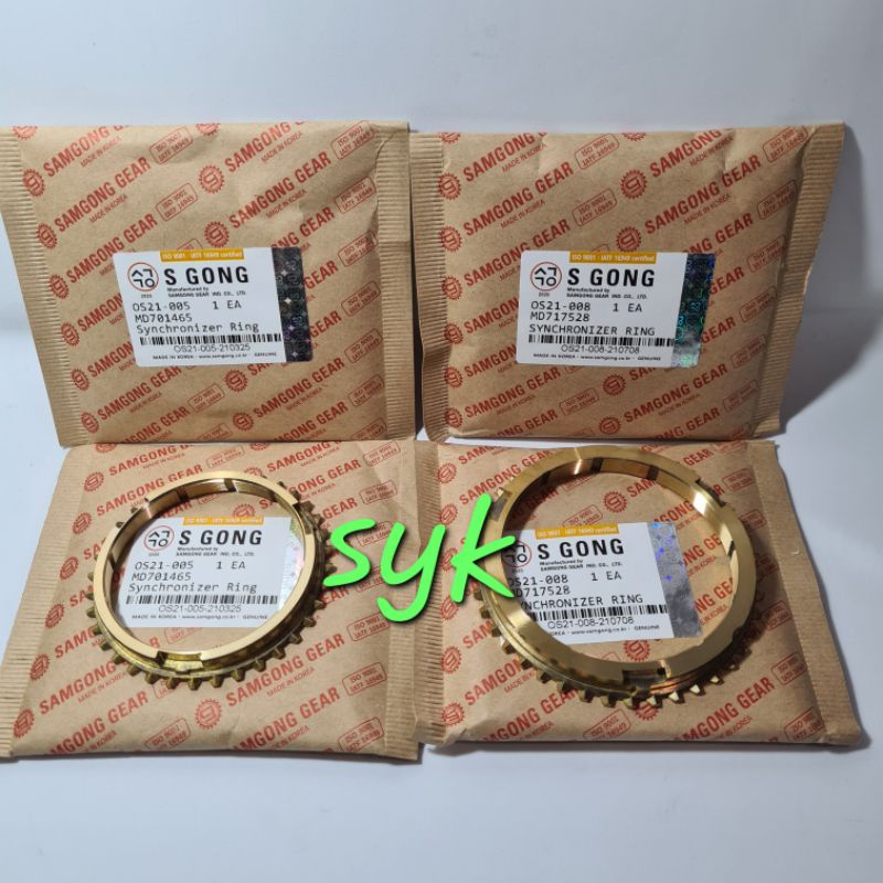 RING SYNCHRONIS ASSY L300 MD701465/MD71752 ORI SAMGONG made in KOREA BESAR KECIL