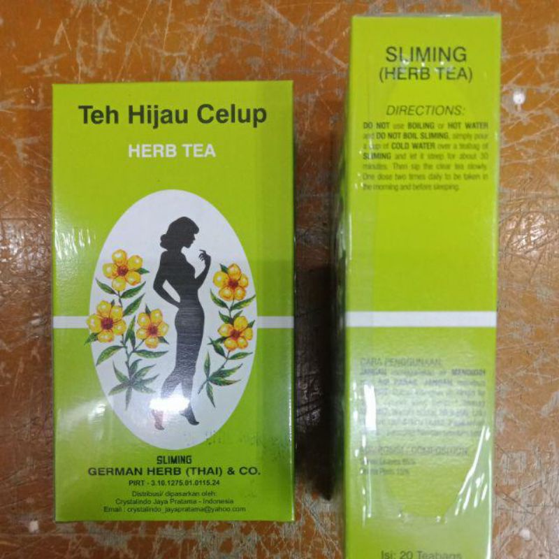 

SLIMMING HERBAL TEA ISI 20 - TEH HIJAU CELUP / TEH PELANGSING ALAMI